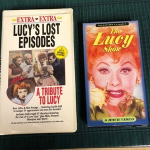 Lucille Ball VHS Lost Episodes, I Love Lucy, The Lucy Show, Vintage 90's, NEW